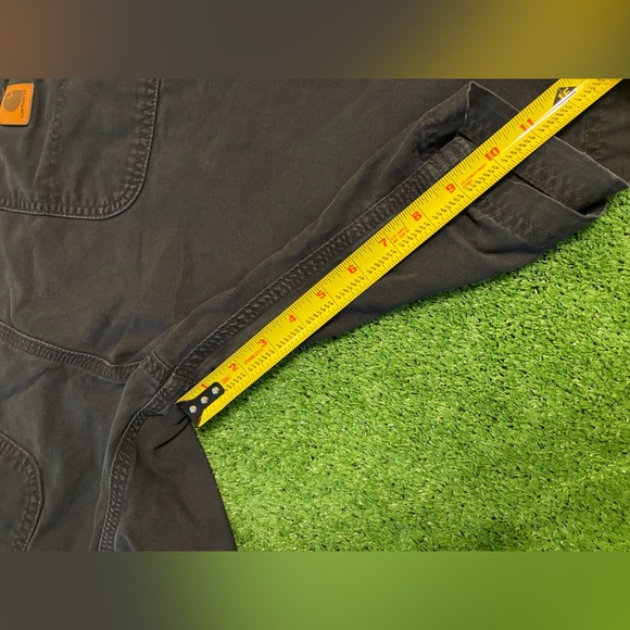 Carhartt B147 Distressed Black Canvas Shorts 40 - Picture 5 of 6